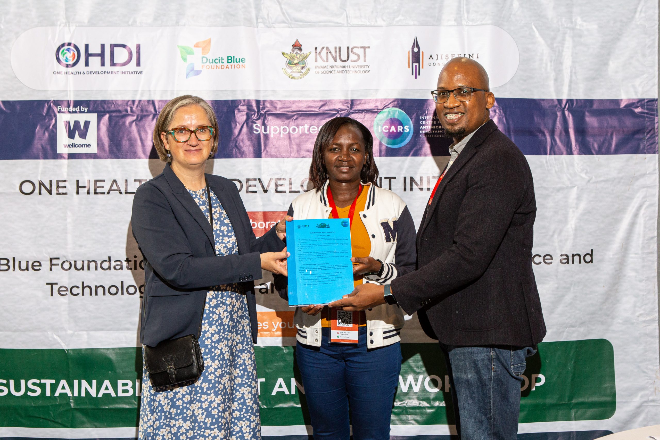 Formal handover of the project documentation package to project partners in Nairobi, Kenya
